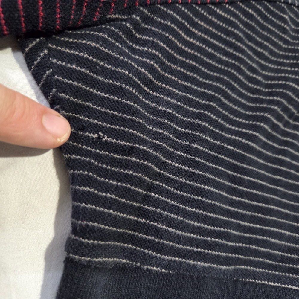 VTG ROCAWEAR Short Sleeve Striped Collared Polo Shirt Mens Sz L 100% Cotton Y2K - Picture 14 of 14